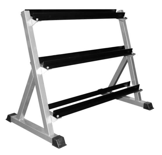 Dumbbell Rack – Plain – 4’ Lg.